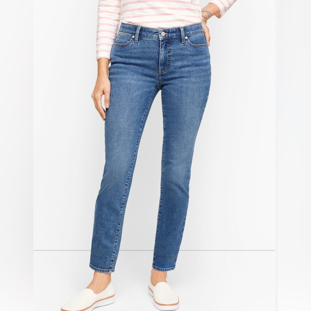 Talbots Classic Blue Straight-Leg Jeans